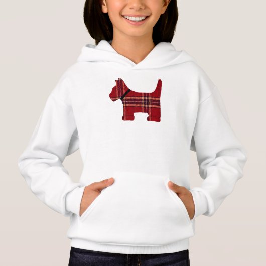 Plaid Scotty Hond Sweatshirt (Voorkant)