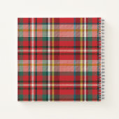 Plaid Seafood Kookfeest Familie Rivierkreeft Koken Notitieboek (Achterkant)