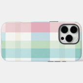 Plaid Serie, Roze Groen Plaid Case-Mate iPhone Case (Achterkant (horizontaal))