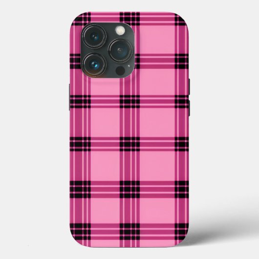 Plaid Serie, Roze Plaid Case-Mate iPhone Case (Achterkant)