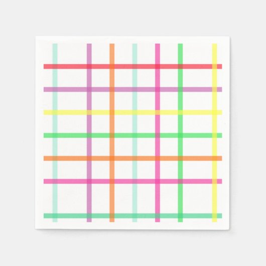 Plaid servetten (Voorkant)