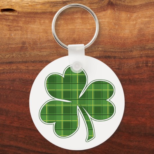 PLAID SHAMROCK - sleutelhanger (Voorkant)