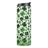 Plaid Shamrocks Delight Thermosbeker (Gedraaid links)