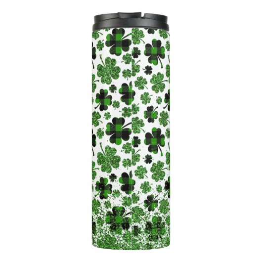 Plaid Shamrocks Delight Thermosbeker (Achterkant)