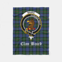 Plaid Sherpa Blanket Baird Clan Schots