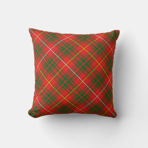 Plaid Sierkussennen Bruce Red Tartan Kussen