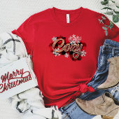 Plaid Snowflakes Winter T-shirt