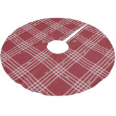 Plaid & Stardust Kerstboom Rok (Gekanteld)