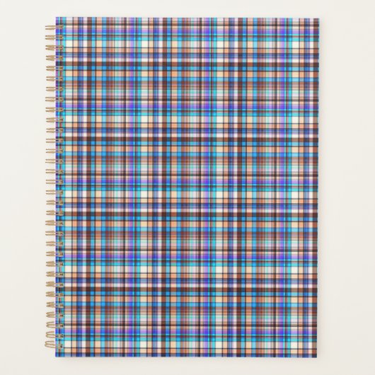 Plaid Stof Geruit Print Patroon-57688 Planner (Voorkant)