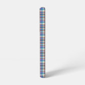Plaid stof geruit print patroon-57689 samsung galaxy hoesje (Linkerkant)