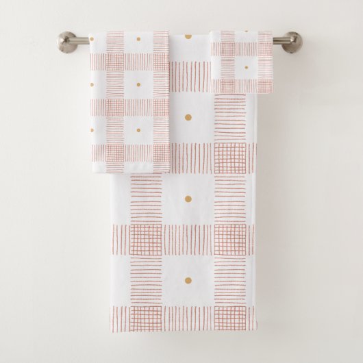 Plaid Strokes Bad Handdoek (Insitu)
