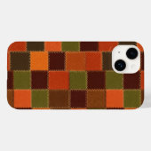 Plaid-style faux patchwork Case-Mate iPhone case (Achterkant (horizontaal))