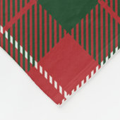 Plaid Sweet Home Herten Gepersonaliseerde Tartan Fleece Deken (Hoek)