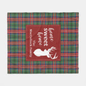 Plaid Sweet Home Tartan MacCulloch Tartan Fleece Deken (Voorkant (Horizontaal))