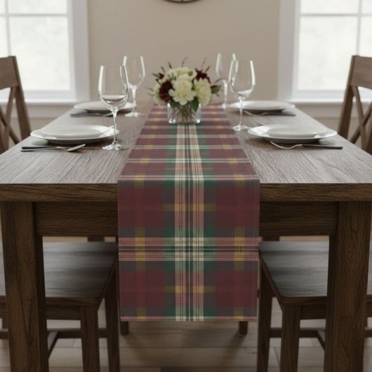 Plaid Table Runner Medium Tafelloper