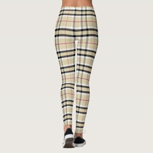 Plaid - Tan - Emo - Leggings (Achterkant)