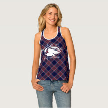 Plaid Tanktop - Wit Origineel Logo