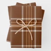 Plaid tartan Herfst Bruin en beige Patroon Inpakpapier Vel (In situ)