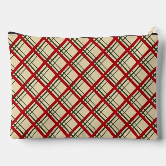  Plaid Tartan Monogram Ontwerp Etui (Achterkant)