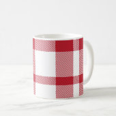 Plaid Tartan Seamless Pattern. Koffiemok (Voorkant rechts)