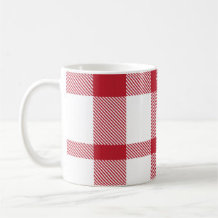 Plaid Tartan Seamless Pattern. Koffiemok