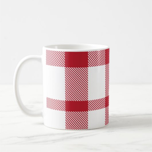 Plaid Tartan Seamless Pattern. Koffiemok (Links)