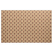 plaid Thanksgiving kalkoenen Stof (Yard (91,4 cm))