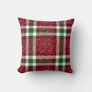 Plaid Tidings Kussen