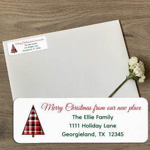 Plaid Tree Adreswijziging Retouradres Etiket