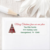 Plaid Tree Adreswijziging Retouradres Etiket (Insitu)