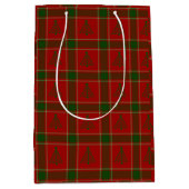 Plaid Tree Gift Bag Medium Cadeauzakje (Voorkant)