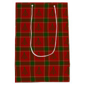 Plaid Tree Gift Bag Medium Cadeauzakje (Achterkant)