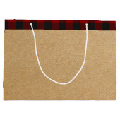 Plaid trein gepersonaliseerde grote geschenkzak groot cadeauzakje (Achterkant)