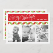 Plaid | Vakantie 3 van Kerstmis de Kaart van de (Voorkant / Achterkant)