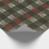 Plaid van dennennaald cadeaupapier (Hoek)