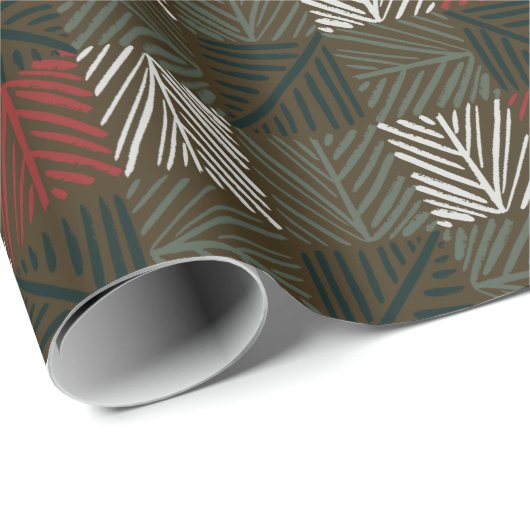 Plaid van dennennaald cadeaupapier (Rol Hoek)