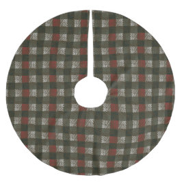 Plaid van dennennaald kerstboom rok