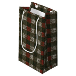Plaid van dennennaald klein cadeauzakje