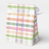  Plaid Verjaardag gunstbox Bedankdoosjes (Achterkant)