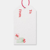 PLAID Waterverf Vakantie Vrienden zijn het beste c Cadeaulabel (Achterkant)