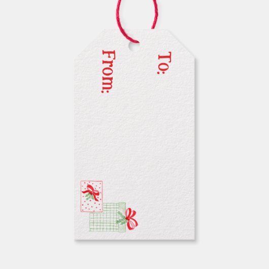 PLAID Waterverf Vakantie Vrienden zijn het beste c Cadeaulabel (Achterkant)