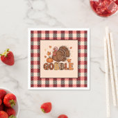 Plaid & Whimsy – Festive Thanksgiving Turkey Servet (Insitu)