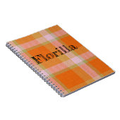 Plaid With Pattern  Notebook Notitieboek (Rechterzijde)