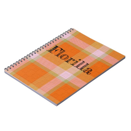 Plaid With Pattern Notebook Notitieboek (Linkerzijde)