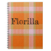 Plaid With Pattern  Notebook Notitieboek (Voorkant)