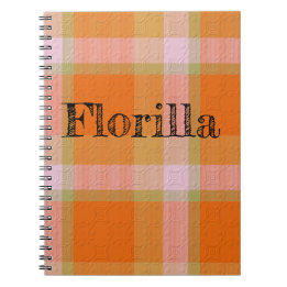 Plaid With Pattern  Notebook Notitieboek