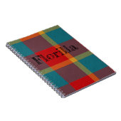 Plaid With Pattern  Notebook Notitieboek (Rechterzijde)
