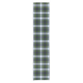 Plaid Witte Groene Witte Clan Gordon Tartan Korte Tafelloper (Voorkant)