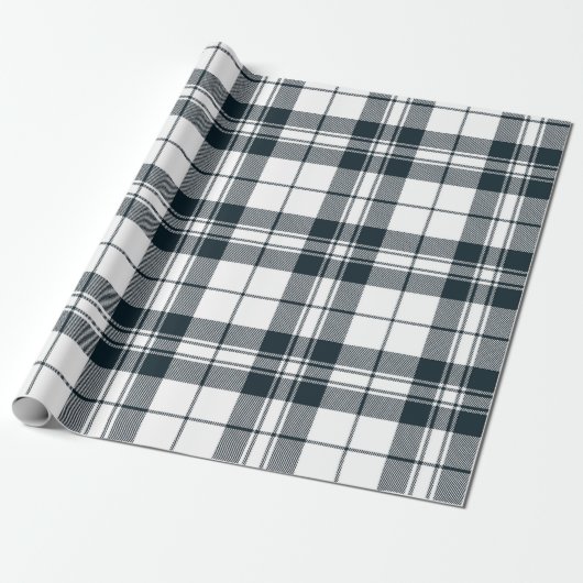 Plaid Wrapping paper Cadeaupapier (Uitgerold)