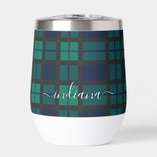 Plaid Zwart Horloge Rustiek Patroon Tartan